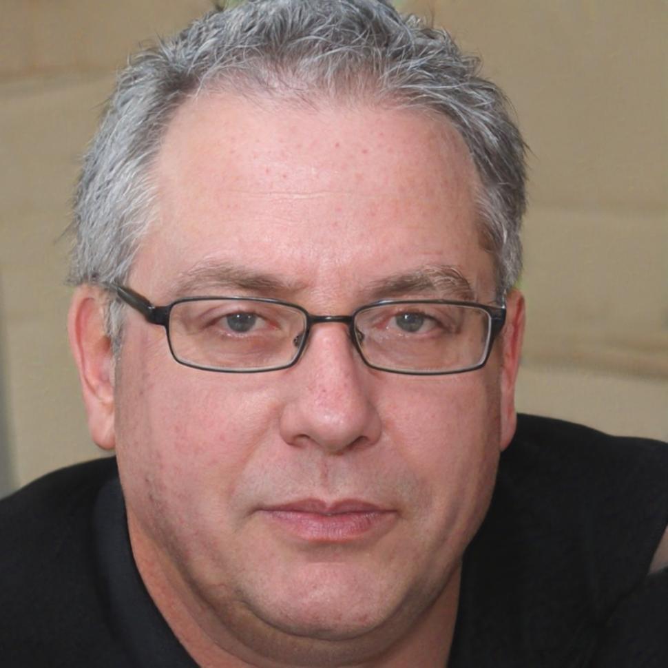 Male baking instructor portrait